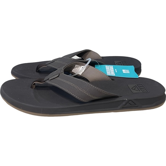 Reef Mens Element TQT Flip Flop Sandals Brown Size 13 - Picture 4 of 6